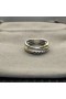 Трехрядное Prsten David Yurman Crossover od Srebra sa Žutim 18 Karatnog Zlata i dijamanata 7 mm