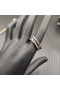 Трехрядное Prsten David Yurman Crossover od Srebra sa Žutim 18 Karatnog Zlata i dijamanata 7 mm