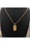 Mali Скульптурная Kabliranje Tag David Yurman od 18 Karatnog Žutog Zlata i 10 mm