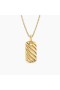 Mali Скульптурная Kabliranje Tag David Yurman od 18 Karatnog Žutog Zlata i 10 mm