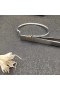 David Yurman Ženski Klasični narukvica Cable Heart Station od Srebra sa Žutim Zlatom 18 Karatnog 3 mm
