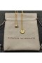 Donje Ogrlicu David Yurman Initial Charm od 18 Karatnog Žutog zlata s dijamantom C