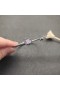 David Yurman Ženska narukvica Petite Chatelaine od srebra s Pave dijamantima 3 mm