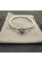 David Yurman Ženska narukvica Petite Chatelaine od srebra s Pave dijamantima 3 mm