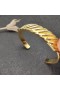 Ženski Skulpturalni Narukvica-prirubnica David Yurman od Žutog Zlata 18k 12,9 mm