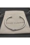 David Yurman Ženska Narukvica-Prirubnica X Classic Cable Station od Srebra s Dijamantima 4 mm