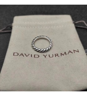 Kolekcionarska Prsten David Yurman Cable Stack Od Srebra 3 mm