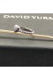 David Yurman Kabel Samlarobjekt Hjärtat Stack Ring Sterling Silver med Bana Diamanter 6,2 mm