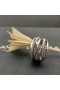 David Yurman Crossover Ring Sterling Silver 17mm