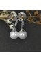 David Yurman Solari Droppe Örhängen i Silver med Pärlor och Diamanter 22mm