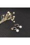 David Yurman Solari Droppe Örhängen i Silver med Pärlor och Diamanter 22mm