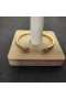 David Yurman Kvinnors Kabel-Manschett Armband 18K Gult Guld med Diamanter 5mm