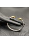 David Yurman Kvinnors Klassisk Kabel-Cuff Bracelet Sterling Silver med 18K Gult Guld Och Gula Diamanter 5mm