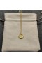 David Yurman Kvinnor Ursprungliga Charm Halsband i 18K Gult Guld med Diamant M