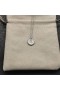 David Yurman Kvinnor Ursprungliga Charm Halsband Sterling Silver med Diamant E