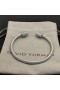 David Yurman Kvinnors Renässans Cablespira Manschett Armband Sterling Silver med Diamanter, 4mm