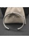 David Yurman Kvinnors X Classic Kabel-Station Manschett Armband Sterling Silver med Diamanter, 4mm