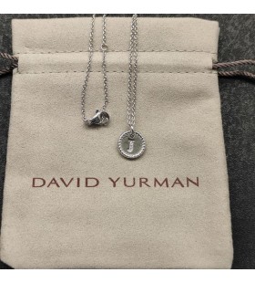 David Yurman Ursprungliga Charm i Sterling Silver med Diamant J