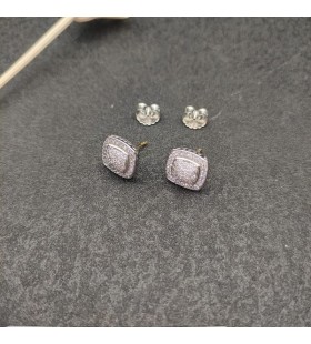 David Yurman Petite Albion Örhängen Sterling Silver med Bana Diamanter 5mm