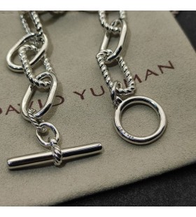 David Yurman Kvinnors Madison Växla tag växla Armband Sterling Silver 11mm