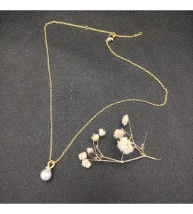 David Yurman Kvinnors Solari Hänge Halsband i 18K Gult Guld med Pärlor och Diamanter 8mm