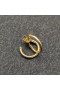 David Yurman Cablespira Halka Küpeler 18 Ayar Sarı Altın 3/4 inç