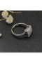 Pavé Pırlantalı David Yurman Chatelaine Yüzük Gümüş 11mm