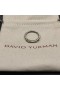 David Yurman Petite Helena Wrap Band Yüzük Gümüş 18K Sarı Altın ve Elmas 4mm