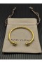 David Yurman Kadın Kablo Manşet Bileklik 18K Sarı Altın 4mm