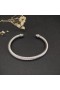 David Yurman kadın Klasik Kablo Manşet Bilezik Gümüş 14K Sarı Altın 5mm