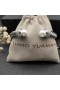 David Yurman kadın Klasik Kablo Manşet Bilezik Gümüş İnci ve Pavé Elmas 7mm