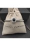 David Yurman kadın Klasik Cablespira İstasyonu Manşet Bilezik Gümüş Siyah Oniks ve Elmas 4mm