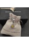 David Yurman kadın Sonsuzluk Kolye Kolye gümüş Sitrin ile 7mm