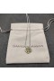 David Yurman kadın Sonsuzluk Kolye Kolye gümüş Sitrin ile 7mm