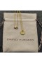 David Yurman Kadın İlk Charm Kolye 18K Sarı Altın Pırlantalı T
