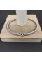 David Yurman kadın X Klasik Kablo İstasyonu Manşet Bilezik Gümüş 14K Sarı Altın 4mm