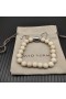 David Yurman erkek Manevi Boncuk Bilezik Gümüş nehir taşı 8mm