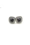 David Yurman Albion Aretes de Plata de ley con Ónix Negro y Diamantes 7mm