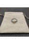 David Yurman de 6mm de Grasa Cuadrado Blanco Anillo de Diamantes