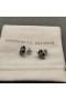 David Yurman Cable Envoltura de Aretes de Plata de ley con Ónix Negro y Diamantes 11mm