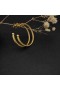 David Yurman Cablespira Pendientes de Aro en Oro Amarillo de 18K Venta 42.3 mm