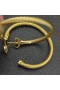 David Yurman Cablespira Pendientes de Aro en Oro Amarillo de 18K Venta 42.3 mm