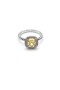 David Yurman Petite Castellana Pavé Bisel Anillo de Plata de ley con Citrino y Diamantes 7mm