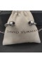 David Yurman de las Mujeres Clásico Cablespira Brazalete Pulsera de Plata de ley con diamante Púrpura 5mm