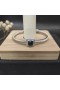 David Yurman de las Mujeres Clásico Cablespira de la Estación de Brazalete Pulsera de Plata de ley con Ónix Negro y Diamantes de 4mm