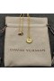 David Yurman de las Mujeres del Encanto Inicial Collar de Oro Amarillo de 18 quilates con Diamante K