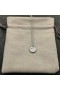 David Yurman Mujeres Inicial del Encanto del Collar de la Plata Esterlina con Diamantes G