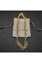 David Yurman Mujeres Oval de Enlace de la Cadena Collar de Oro Amarillo de 18 quilates de 16mm