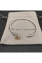 David Yurman de las Mujeres Petite Castellana Brazalete Pulsera de Plata de ley con Citrino 3mm