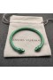 David Yurman las Mujeres del Renacimiento Clásico Cable de Pulsera o Brazalete Verde de Aluminio de 5mm